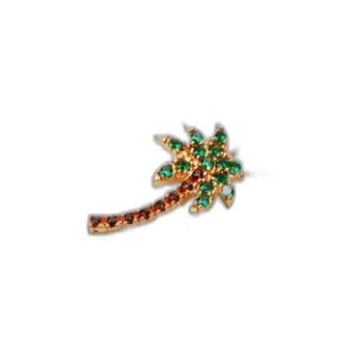 Palm Tree Pendant Necklace
