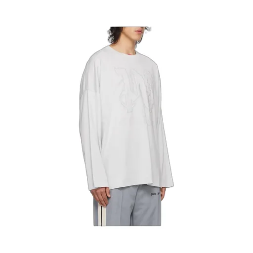 Monogram Embroidered Crewneck T-Shirt