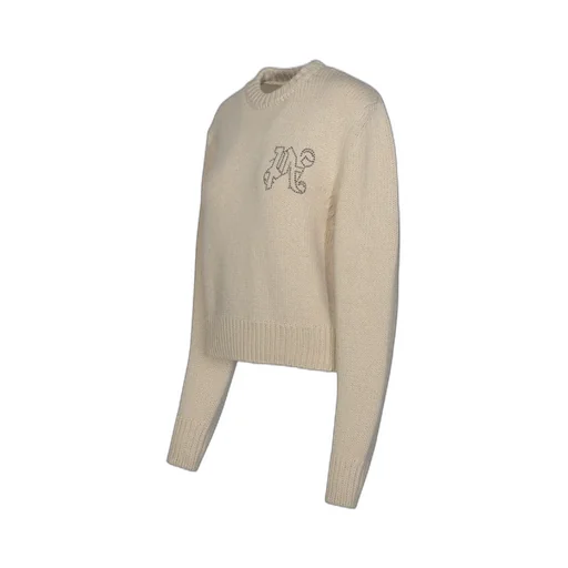 Monogram Embellished Knitted Jumper