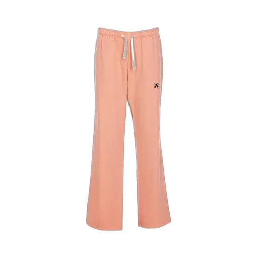 Monogram Embroidered Drawstring Pants