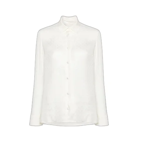 Monogram-Jacquard Buttoned Shirt