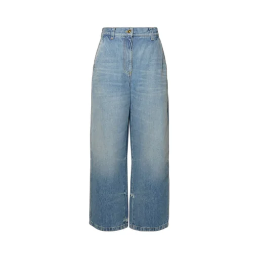 Wide Leg Distressed Jeans