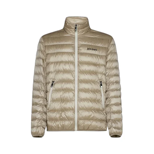 Logo Printed Quilted Jacket