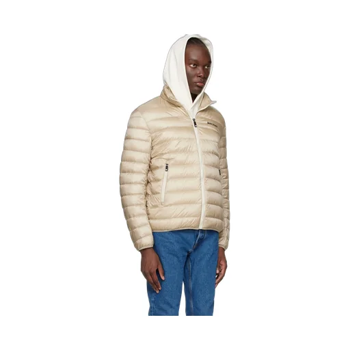Logo Printed Quilted Jacket