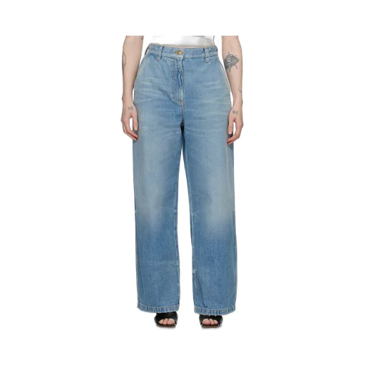 Wide Leg Distressed Jeans