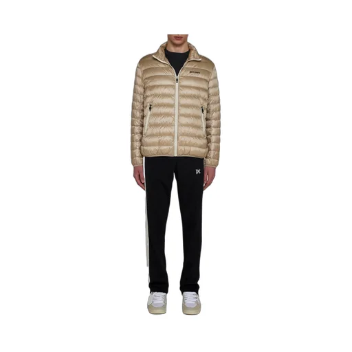 Logo Printed Quilted Jacket
