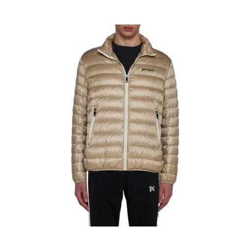 Logo Printed Quilted Jacket