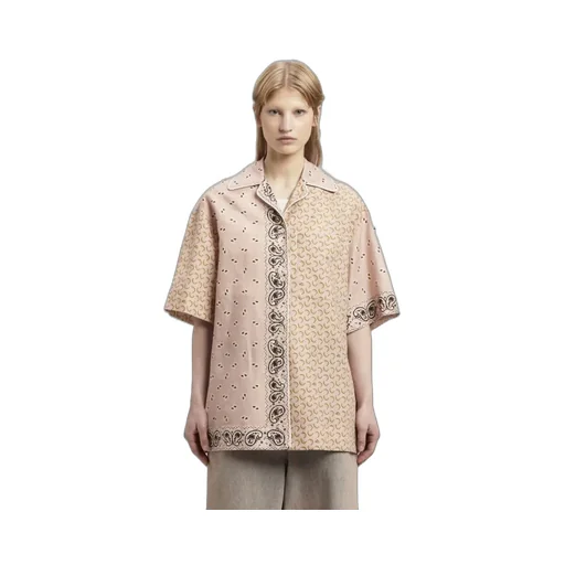 Paisley Printed Short-Sleeved Shirt