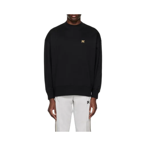 Logo Plaque Crewneck Sweatshirt