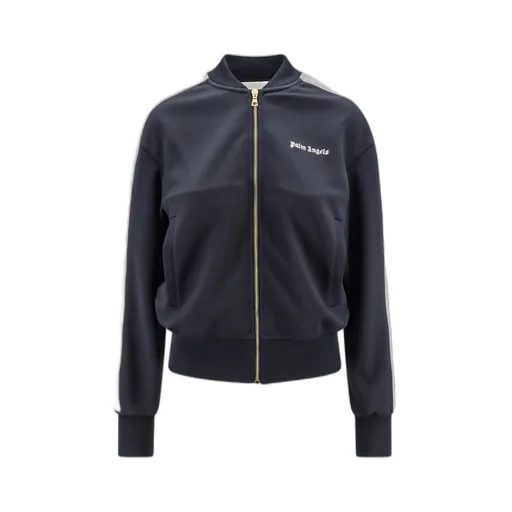 Logo Embroidered Zipped Jacket