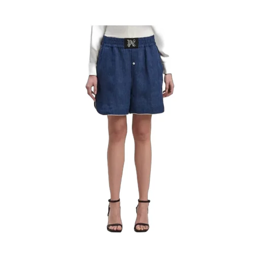 Monogram Patch Elastic Waist Boxer Shorts
