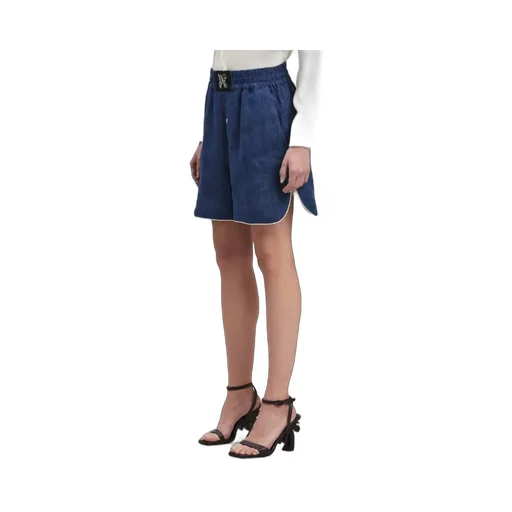 Monogram Patch Elastic Waist Boxer Shorts