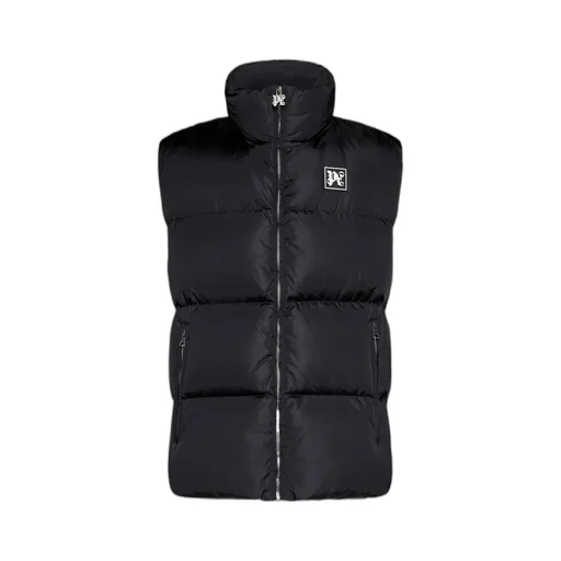 Logo Patch Padded Vest