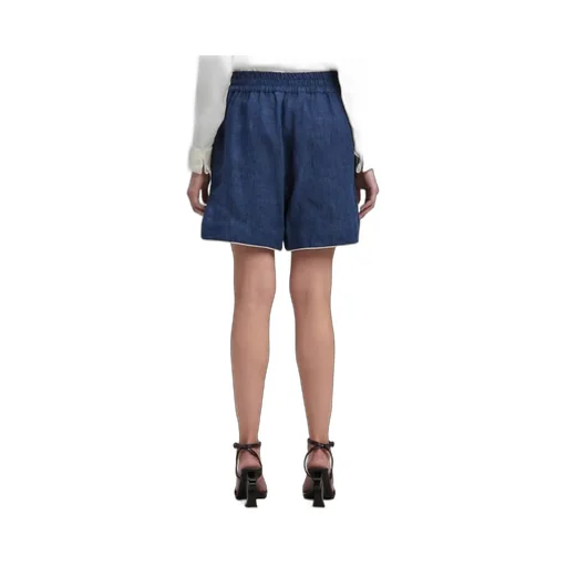 Monogram Patch Elastic Waist Boxer Shorts