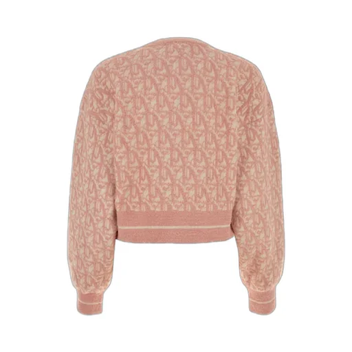 Pattern Jacquard Crewneck Jumper