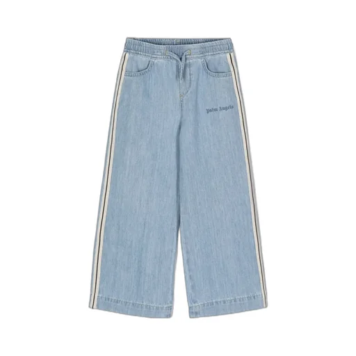 Drawstring Wide Leg Jeans