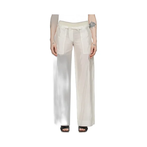 High-Shine Satin Parachute Trousers