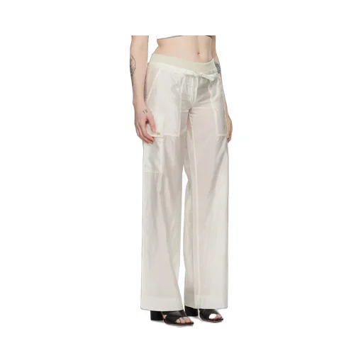 High-Shine Satin Parachute Trousers