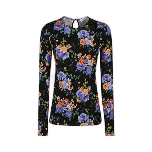 Floral Print Jersey Top
