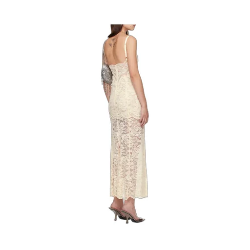 Lace Detailed Sleeveless Maxi Dress