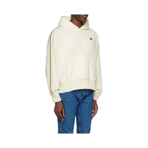 Monogram-Embroidered Drop Shoulder Track Hoodie