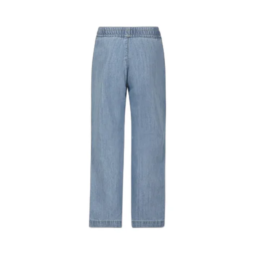 Chambray Logo Printed Track Pants