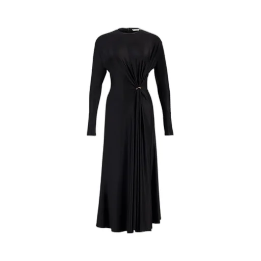 Crewneck Gathered Dress