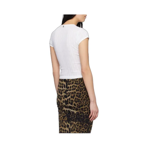 Printed Cap Sleeves T-Shirt