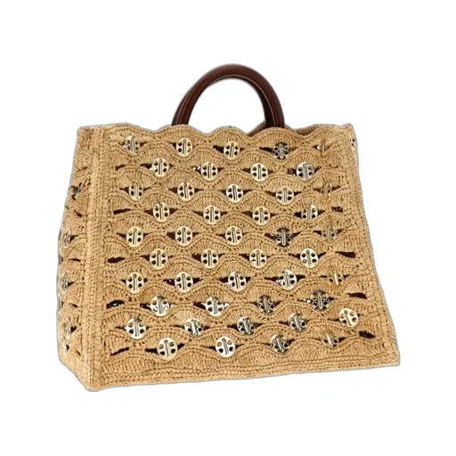 Sac A Main Disc-Link Top Handle Bag