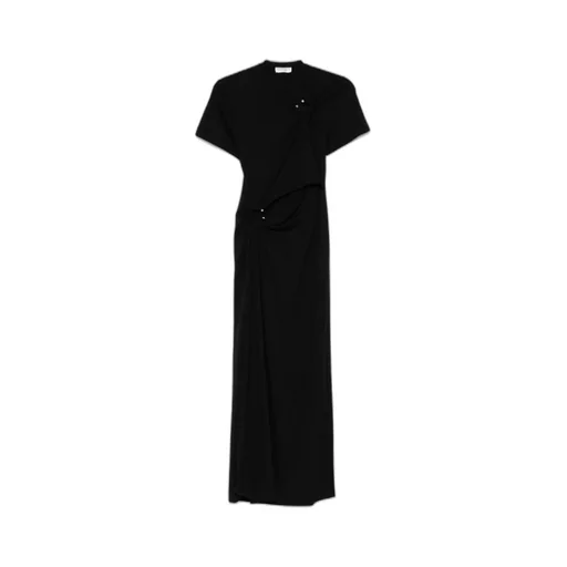 Jersey Long Piercing Dress