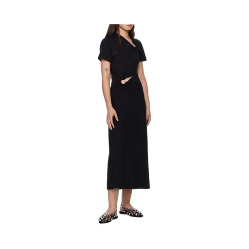 Jersey Long Piercing Dress