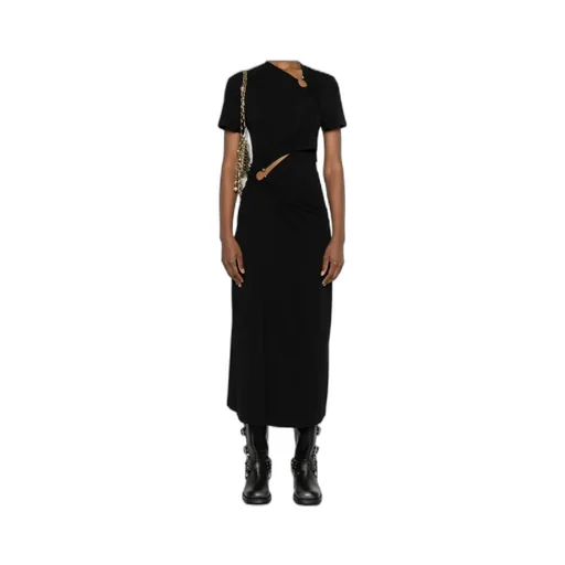 Jersey Long Piercing Dress
