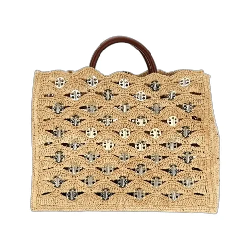 Sac A Main Disc-Link Top Handle Bag