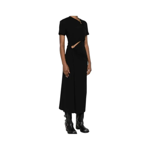 Jersey Long Piercing Dress