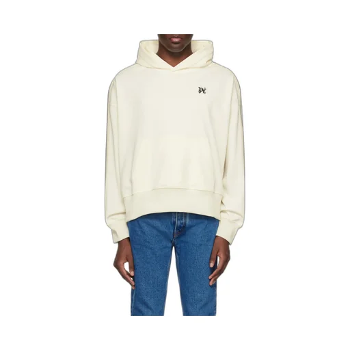 Monogram-Embroidered Drop Shoulder Track Hoodie