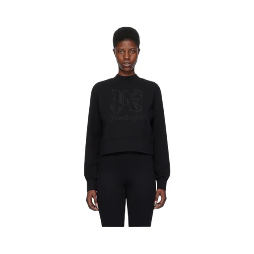 Monogram Detailed Crewneck Sweatshirt
