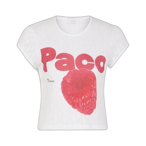 Printed Cap Sleeves T-Shirt