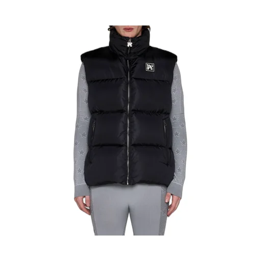 Logo Patch Padded Vest