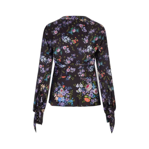 Floral Printed V-Neck Blouse