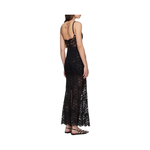 Lace Detailed Sleeveless Maxi Dress