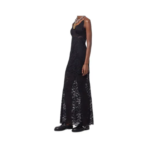 Lace Detailed Sleeveless Maxi Dress