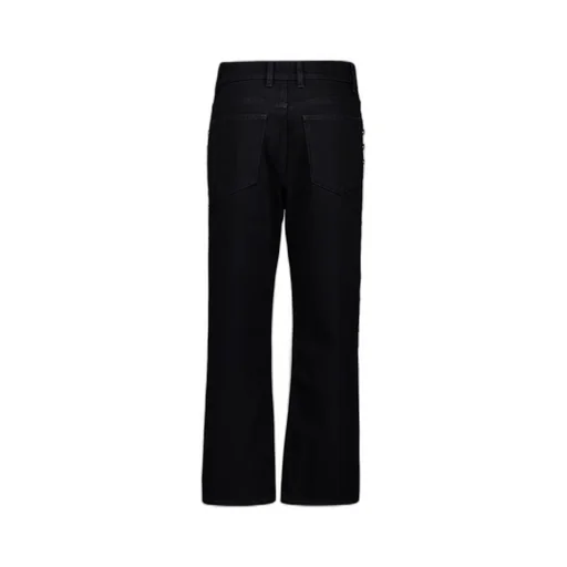 Stud Embellished Straight Leg Jeans