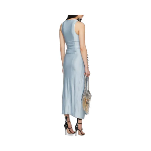 Sleeveless Ruched Pression Dress