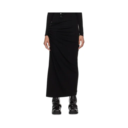 Ruch-Detailed Midi Skirt