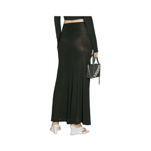 High-Waisted Studded Skirt