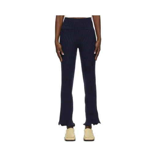 Knitted Flared Trousers