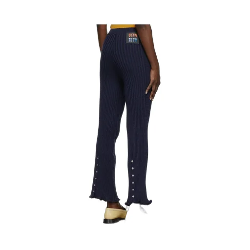Knitted Flared Trousers