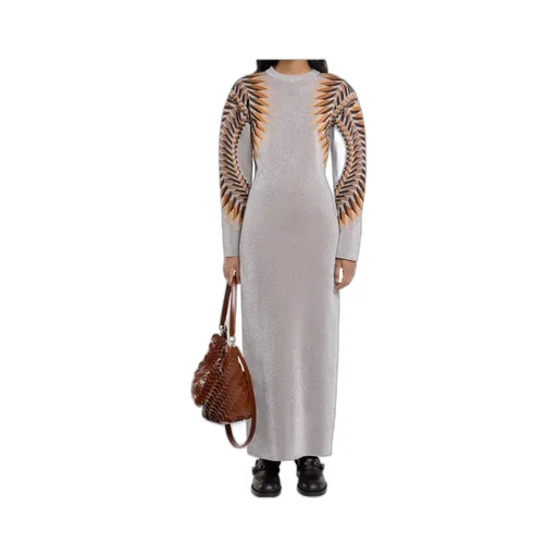 Lurex Jacquard Maxi Dress