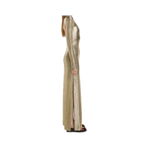 Temporary Crystal-Embellished Maxi Dress