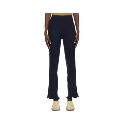 Knitted Flared Trousers